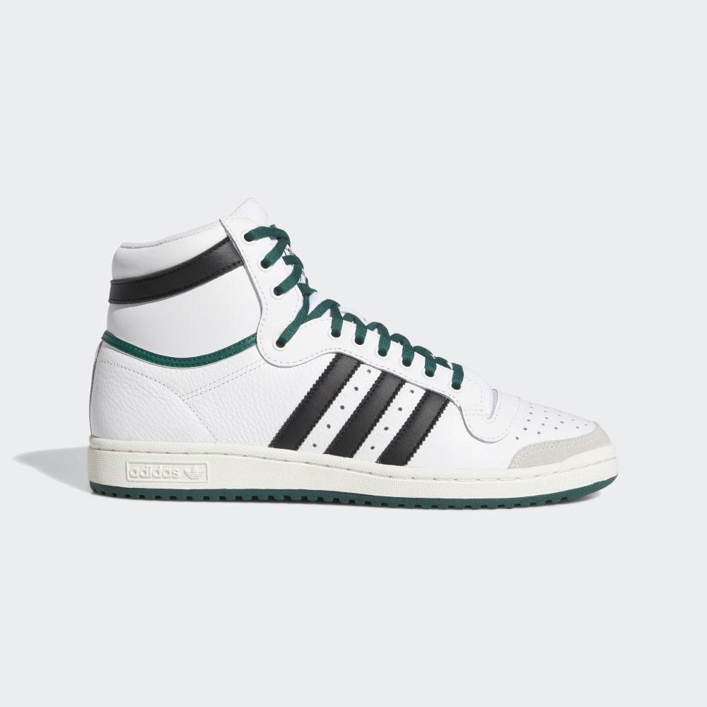 Originals Adidas Top Ten Inalti Barbati Romania - Albi/Negrii/Verzi EF6364